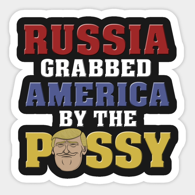 Trump Russia Sticker by mockfu